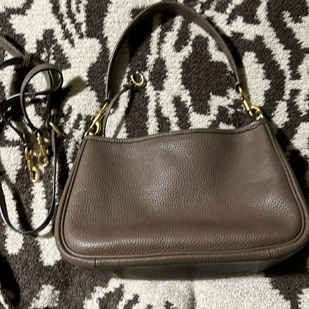 Coach Cary crossbody shoulder bag dark stone